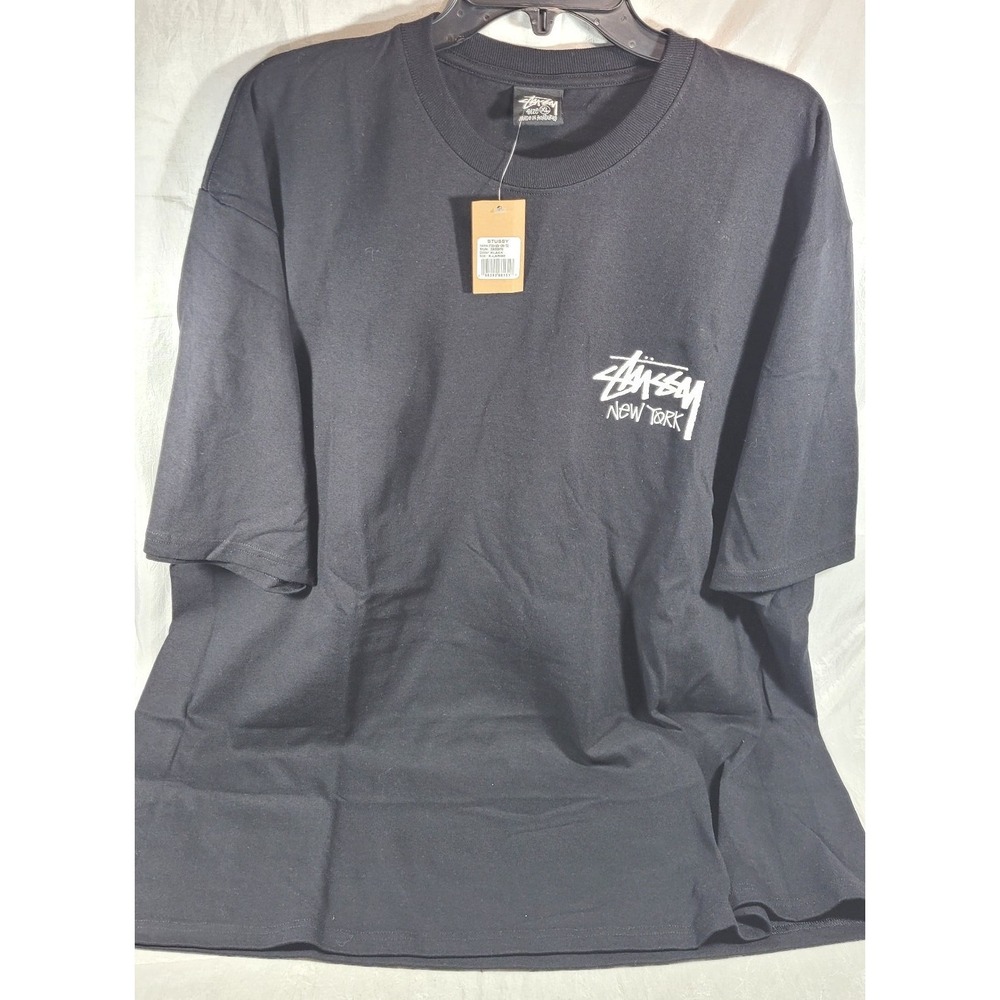 Stussy Stock New York Chapter Short Sleeve Tee‎ T-Shirt #3903976 - Black - XL